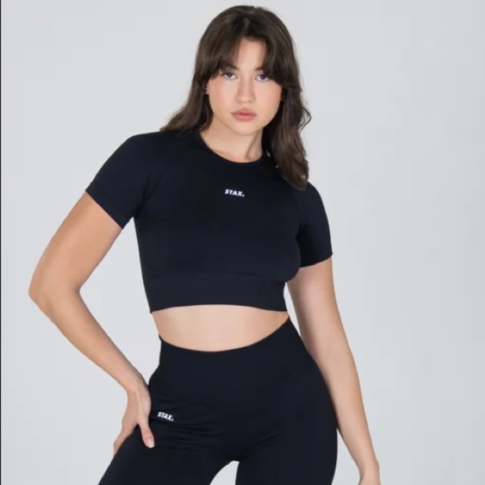 STAX Premium Seamless V6 Cropped Tee
